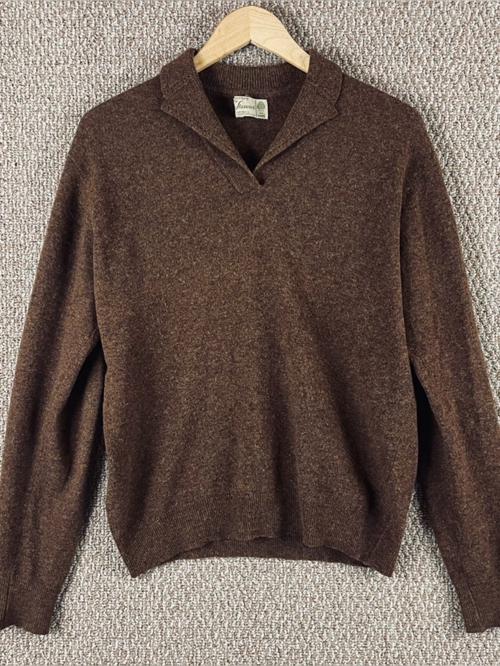 Vintage Andrew Scott Sweater Men’s M/L 100% Lambswool Scotland Shawl 243